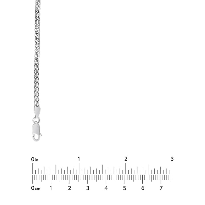 Sterling Silver 3mm Popcorn Chain