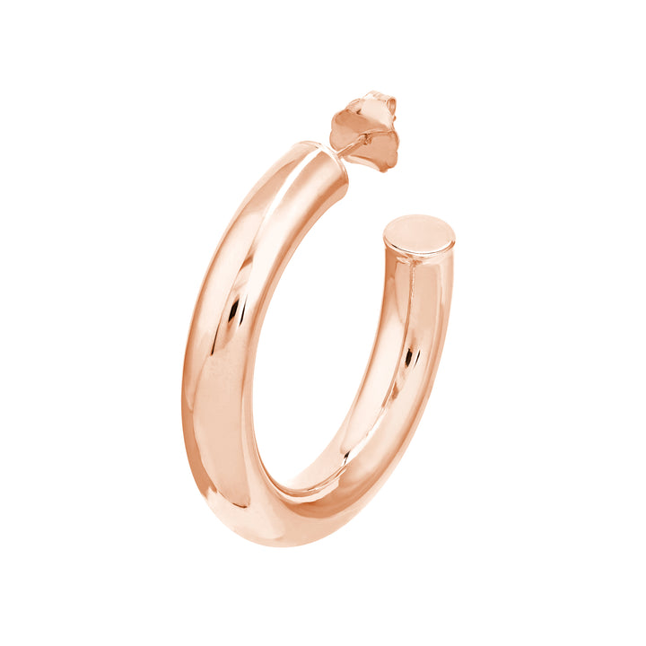 5mm x 30mm Tube Hoop Earrings
