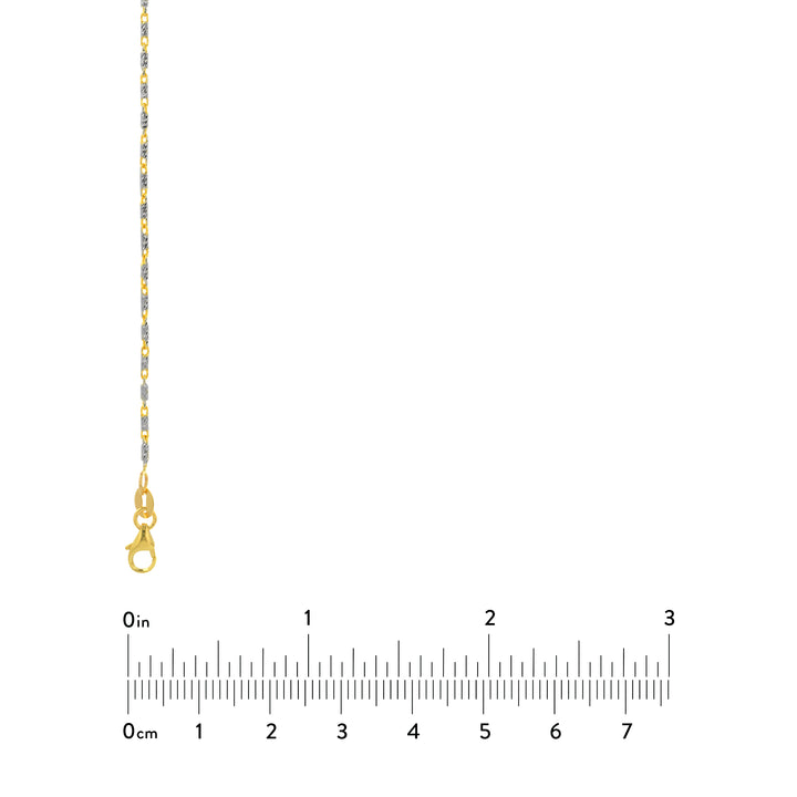 Two-Tone Brilliant-Cut Chain