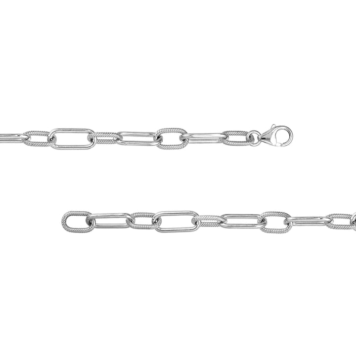 8.90mm Smooth and Twisted Paper Clip Chain