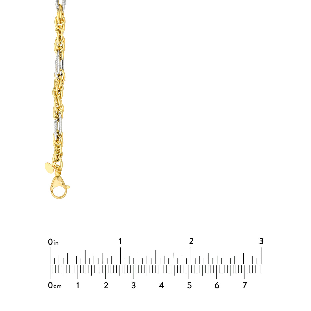 Two-Tone Mixed Rope Chain