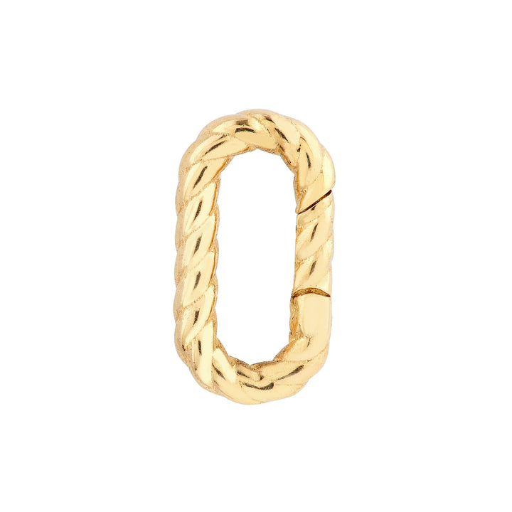 Oval Twist Link Snap Lock