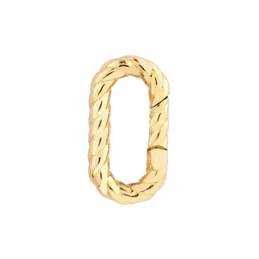 Oval Twist Link Snap Lock