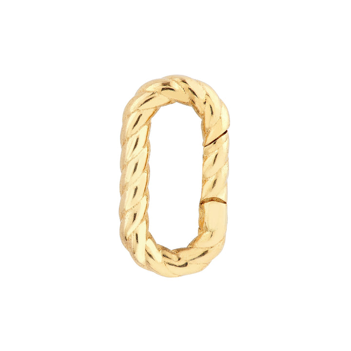 Oval Twist Link Snap Lock