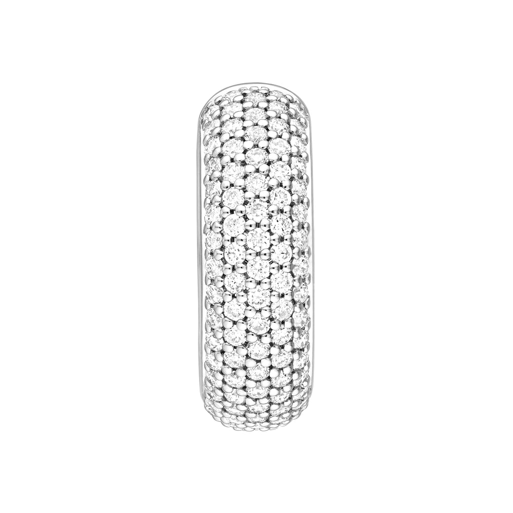 5 Row Diamond Pavé Huggies (3/4tcw)