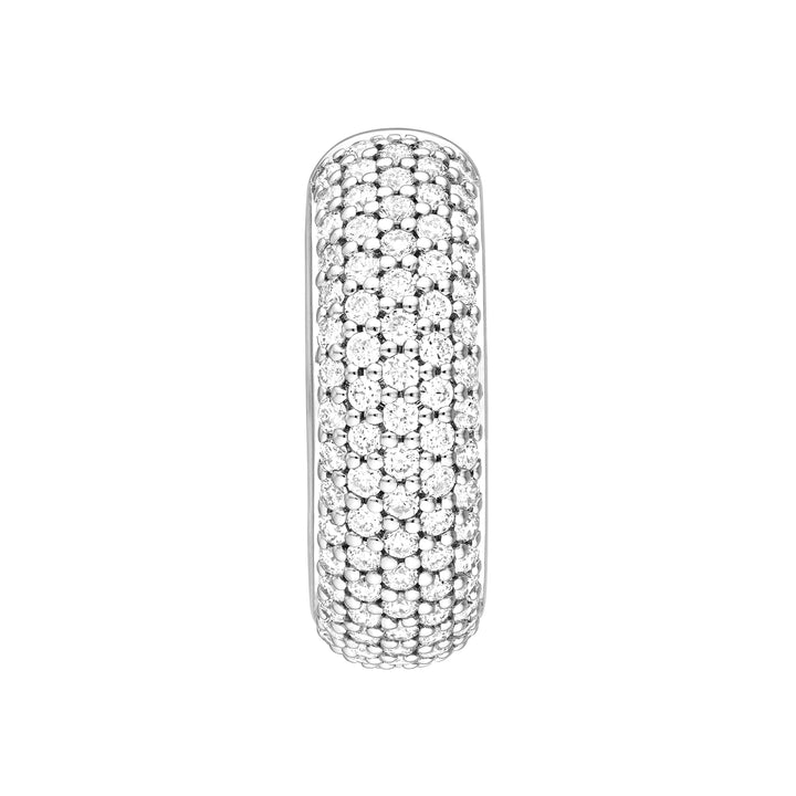 5 Row Diamond Pavé Huggies (3/4tcw)
