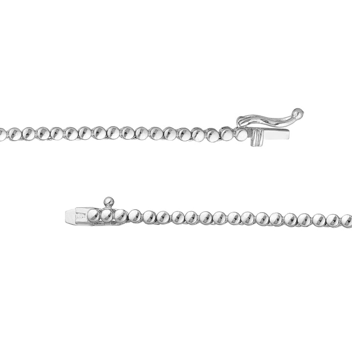 Diamond Graduated Half Tennis Necklace (3-1/4tcw)