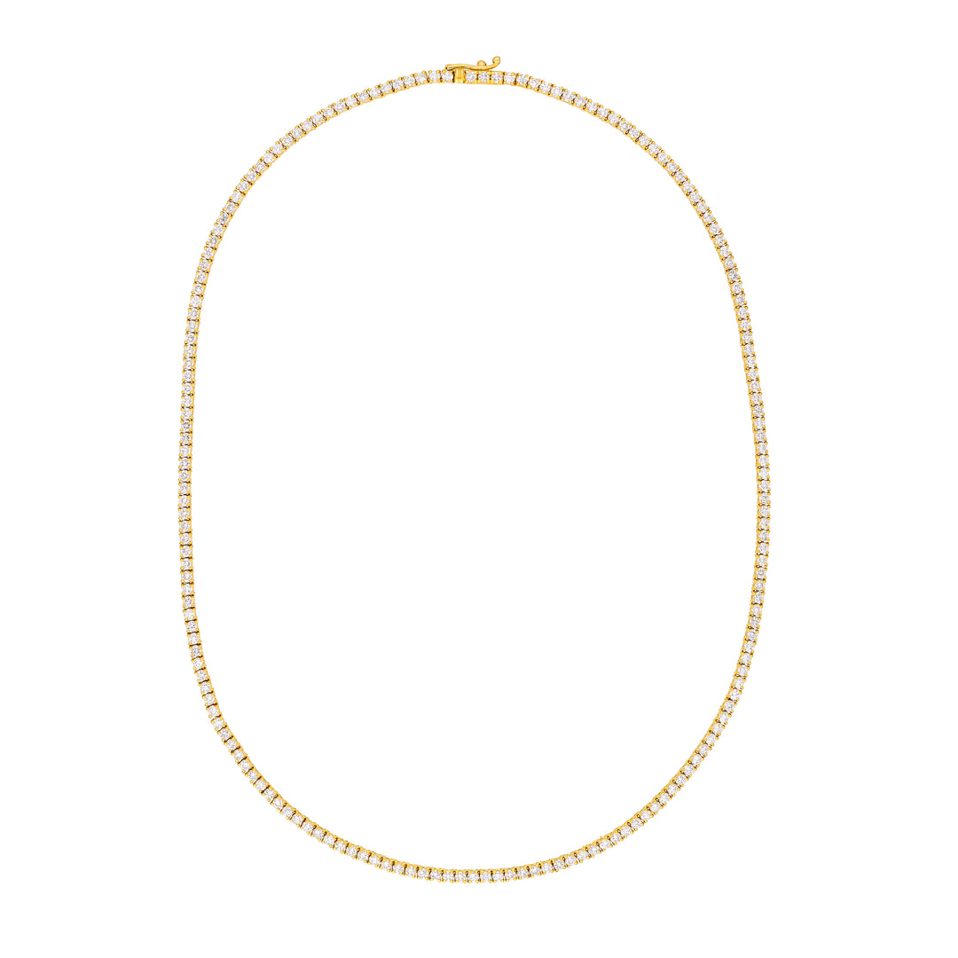 Diamond 16 Tennis Necklace (5-1/3tcw)