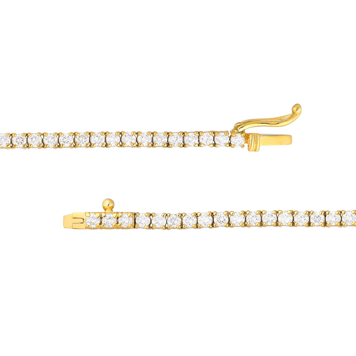 Diamond 16 Tennis Necklace (5-1/3tcw)