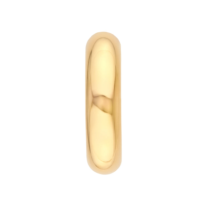 8mm ID Polished Open Hoop Earrings
