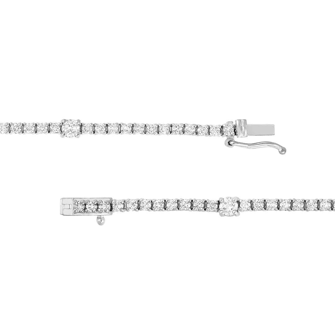Diamond Station Bracelet (2-1/6tcw)