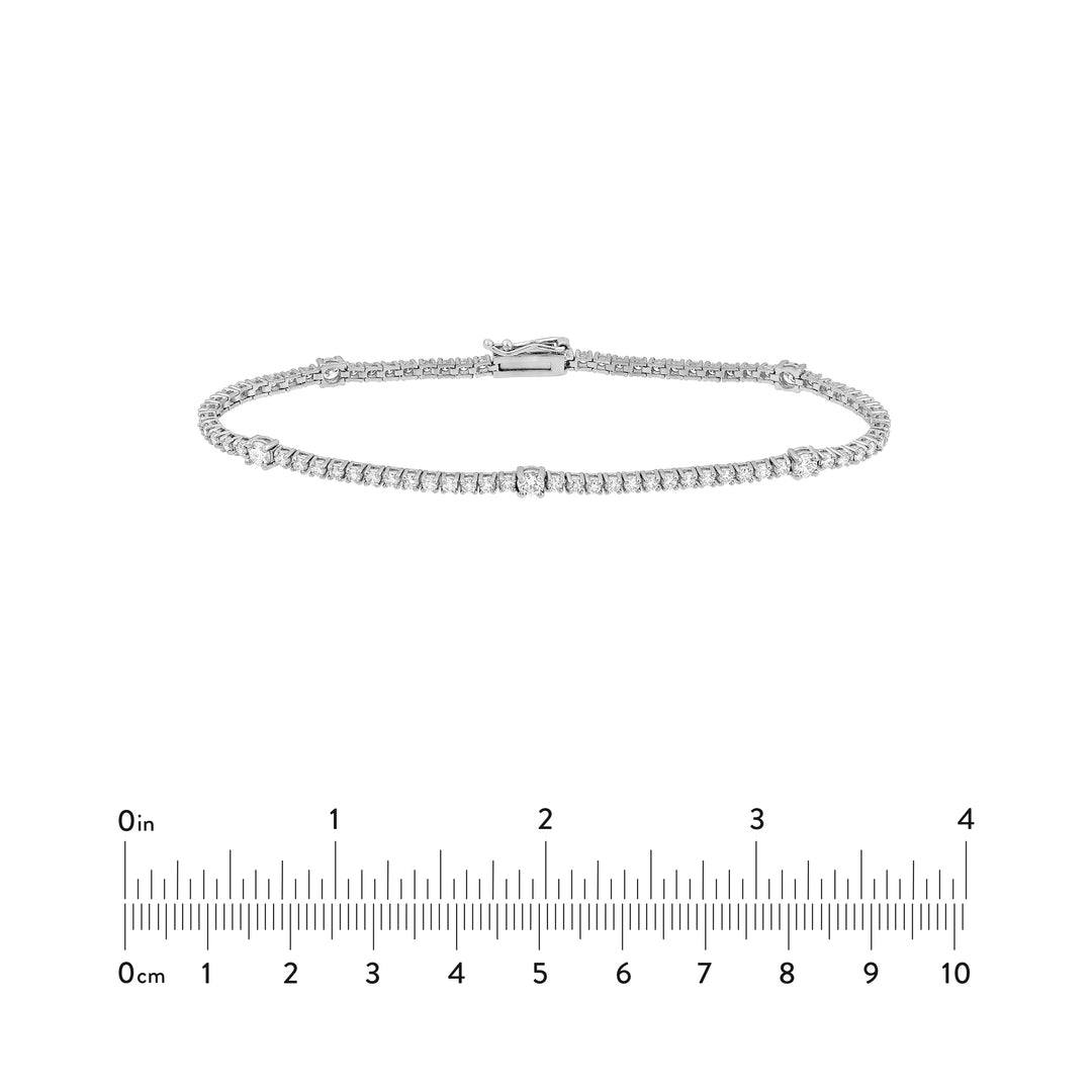 Diamond Station Bracelet (2-1/6tcw)