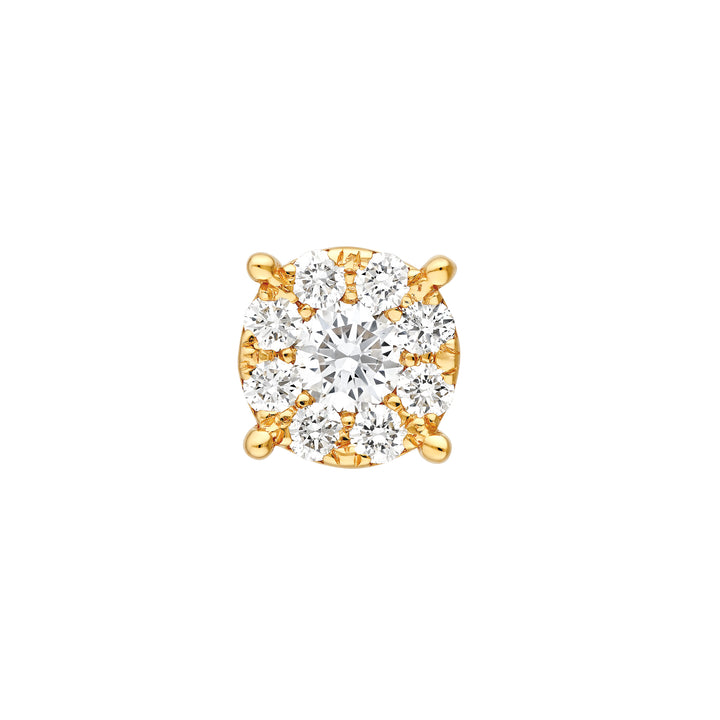 3/4tcw Round Diamond Stud Earrings