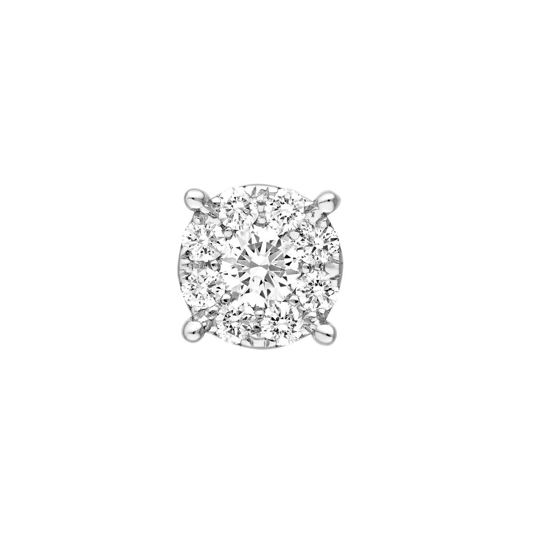 3/4tcw Round Diamond Stud Earrings