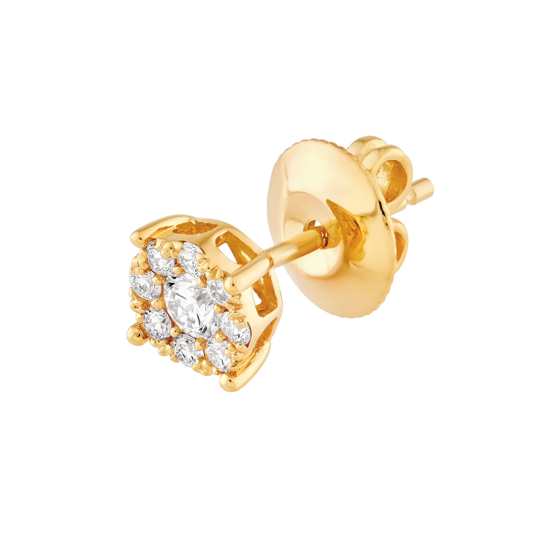 3/8tcw Diamond Frame Stud Earrings