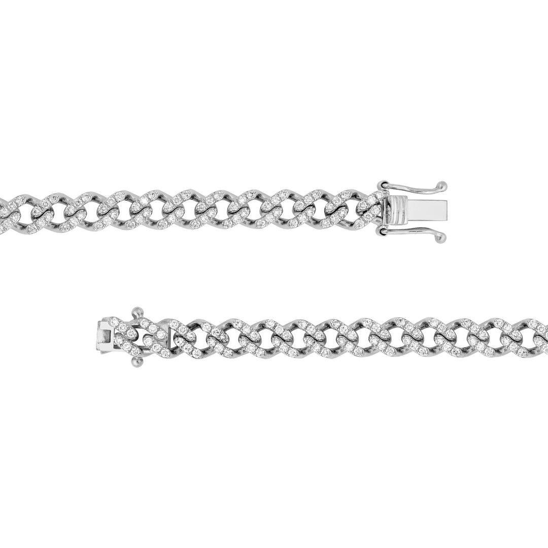 Diamond Curb Link Bracelet (1-7/8tcw)