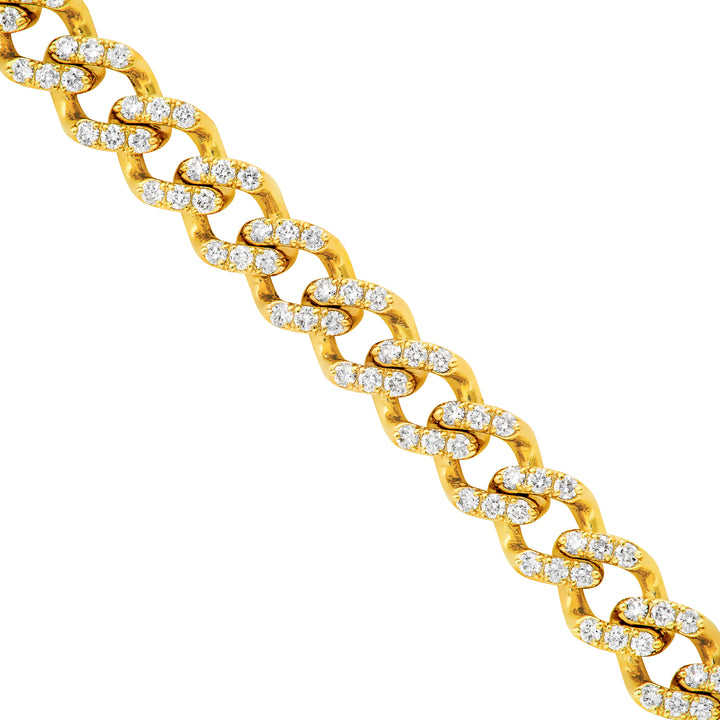 Diamond Curb Link Bracelet (1-7/8tcw)