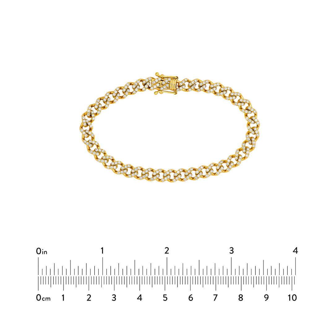Diamond Curb Link Bracelet (1-7/8tcw)