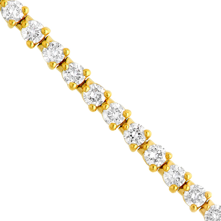 Diamond 3-Prong Tennis Bracelet (1-5/8tcw)
