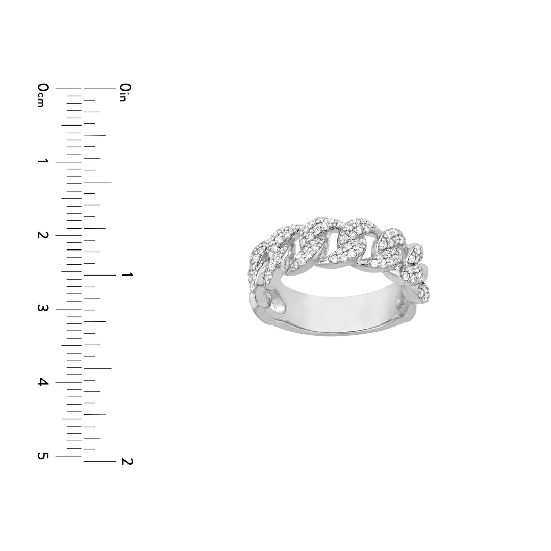 3/4tcw Round Stone Ring