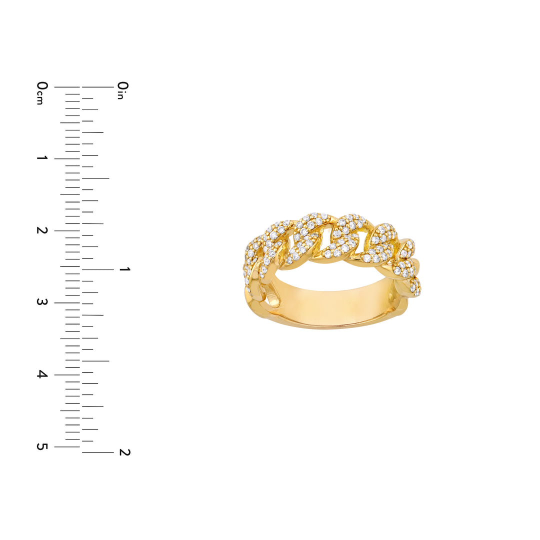3/4tcw Round Stone Ring