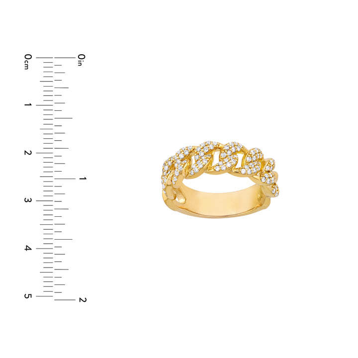 3/4tcw Round Stone Ring