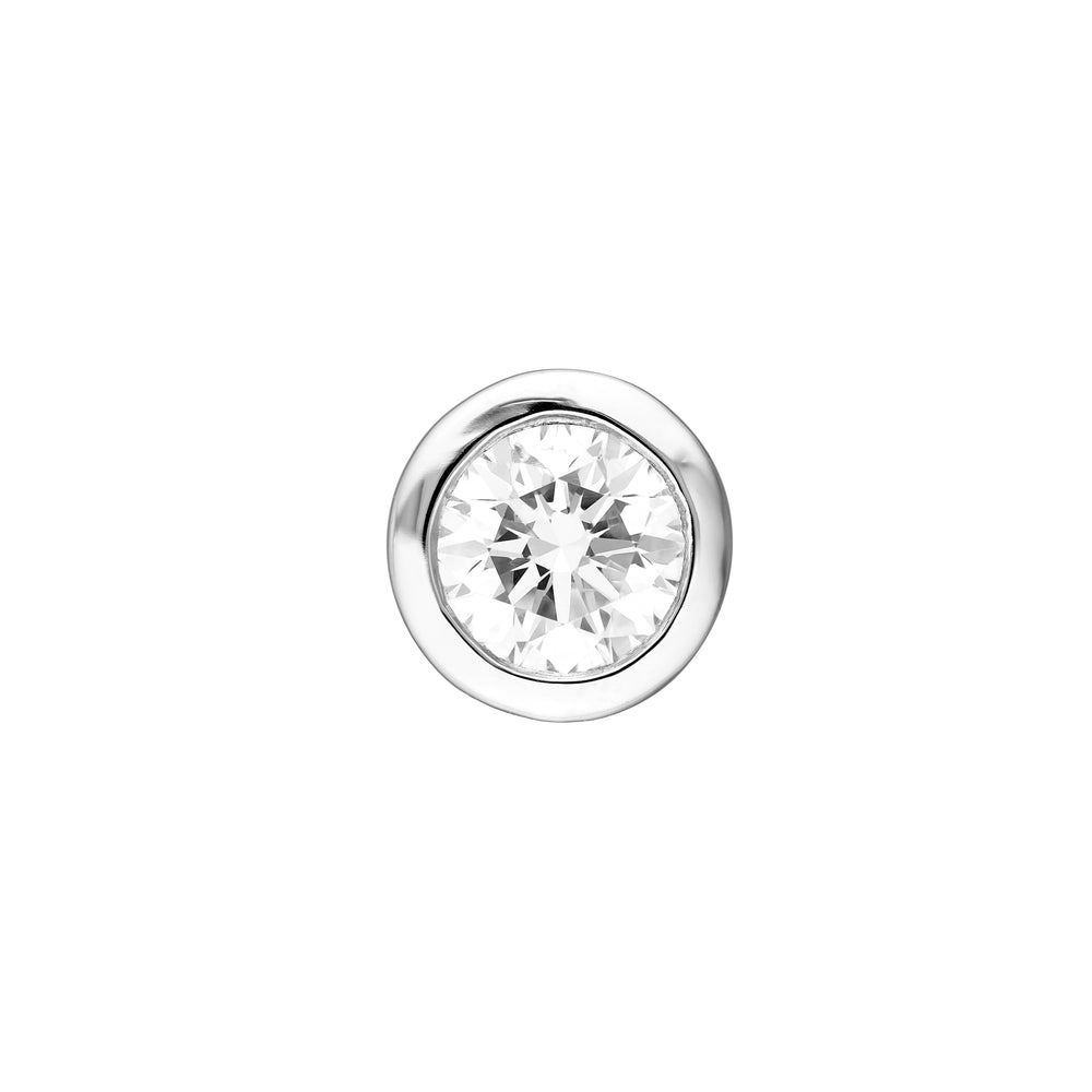 1/2tcw Round Diamond Martini Bezel Stud Earrings