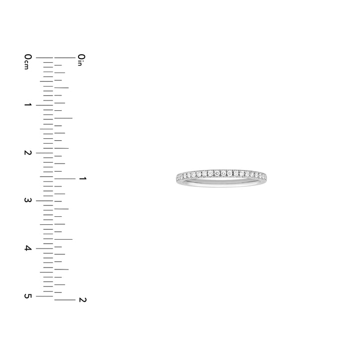 1/6ct Diamond Half Eternity Band