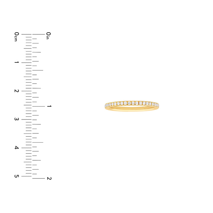 1/6ct Diamond Half Eternity Band