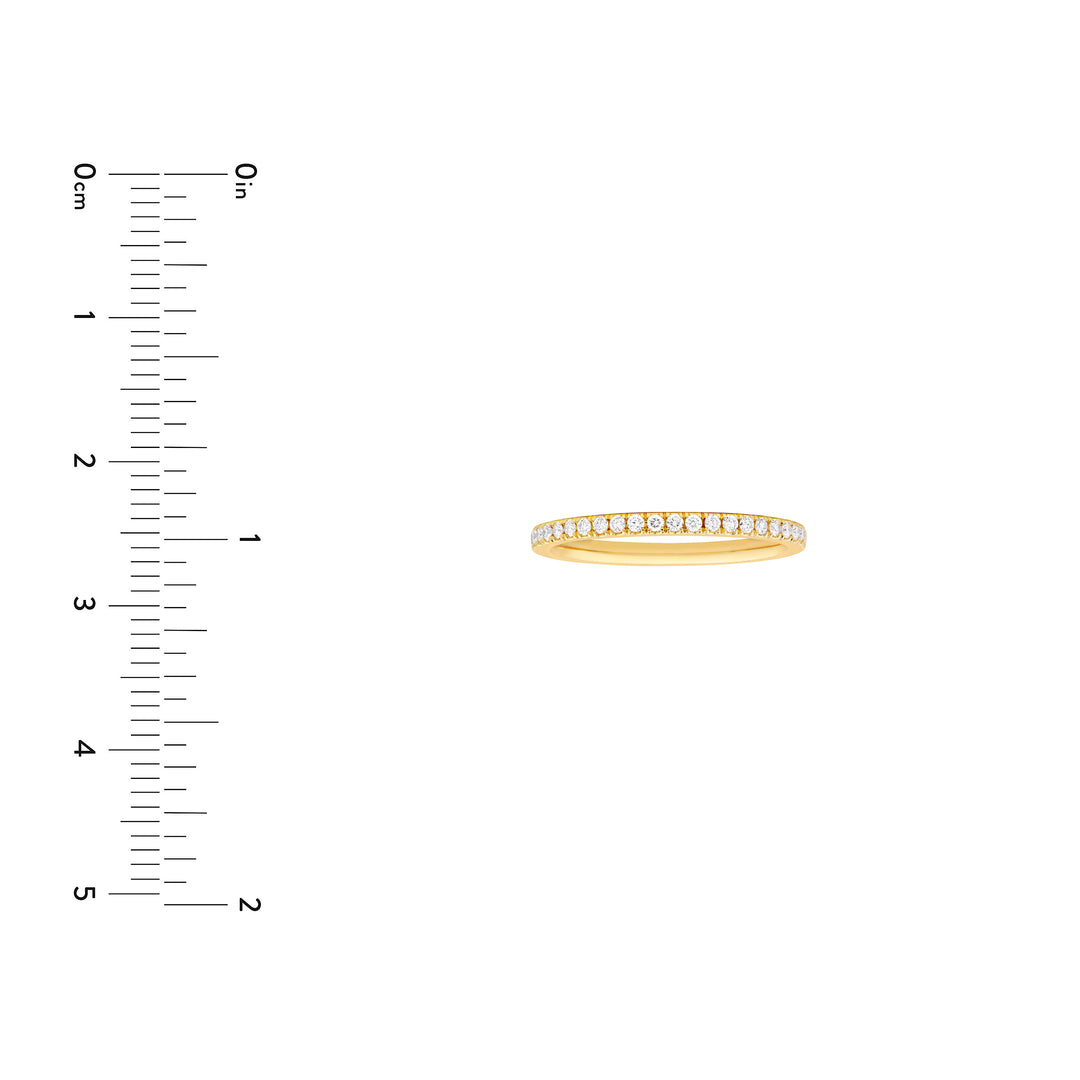 1/6ct Diamond Half Eternity Band