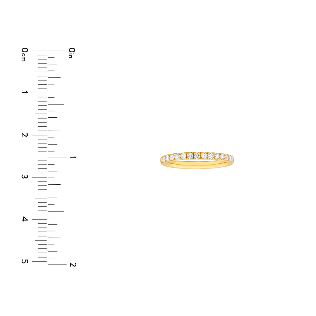 1/4ct Diamond Half Eternity Band