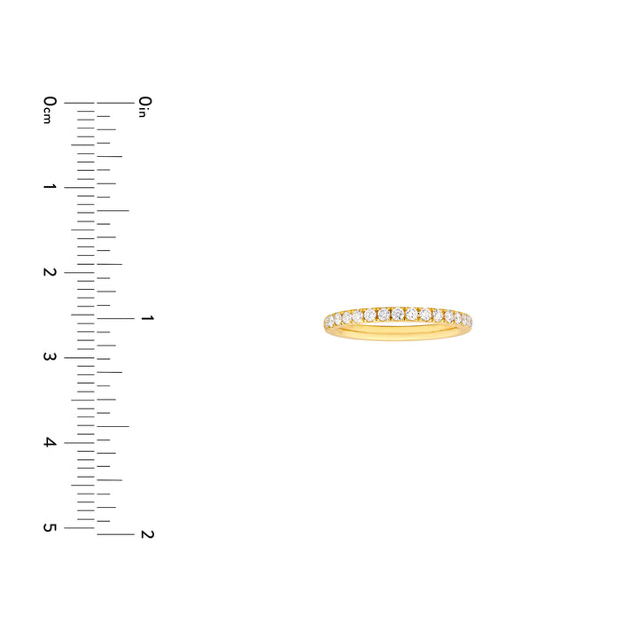 1/4ct Diamond Half Eternity Band