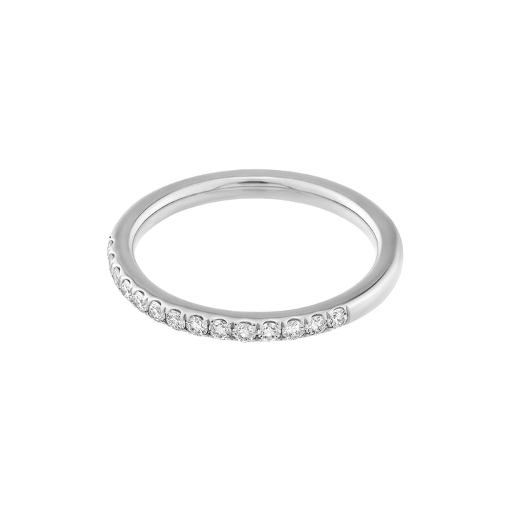 3/8tcw Diamond Half Eternity Band