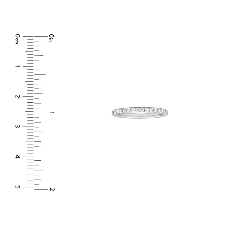 3/8tcw Diamond Half Eternity Band