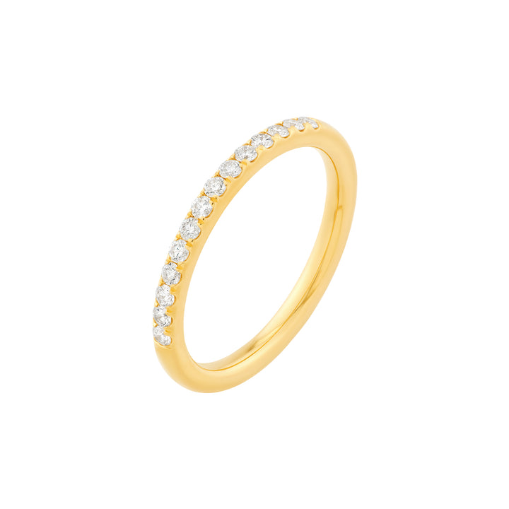 3/8tcw Diamond Half Eternity Band
