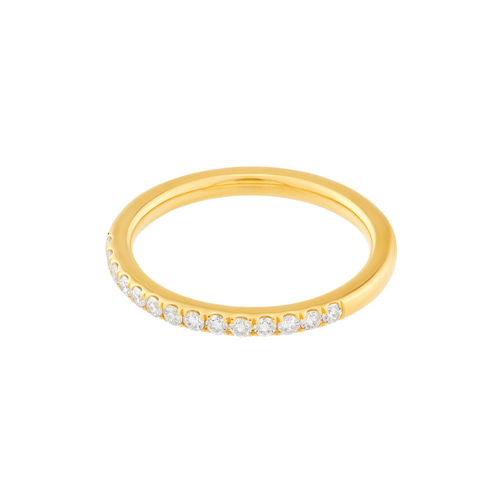 3/8tcw Diamond Half Eternity Band
