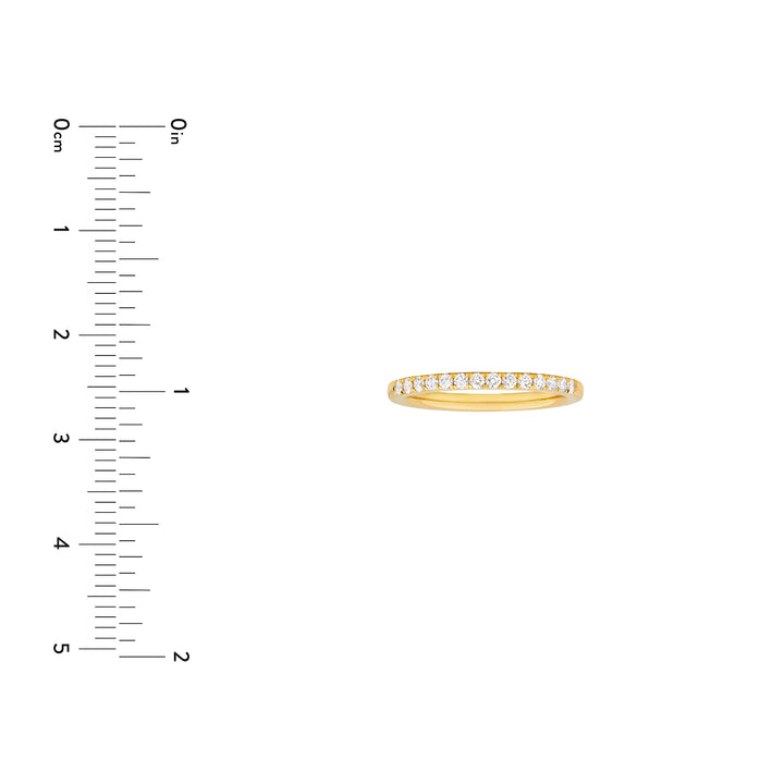3/8tcw Diamond Half Eternity Band
