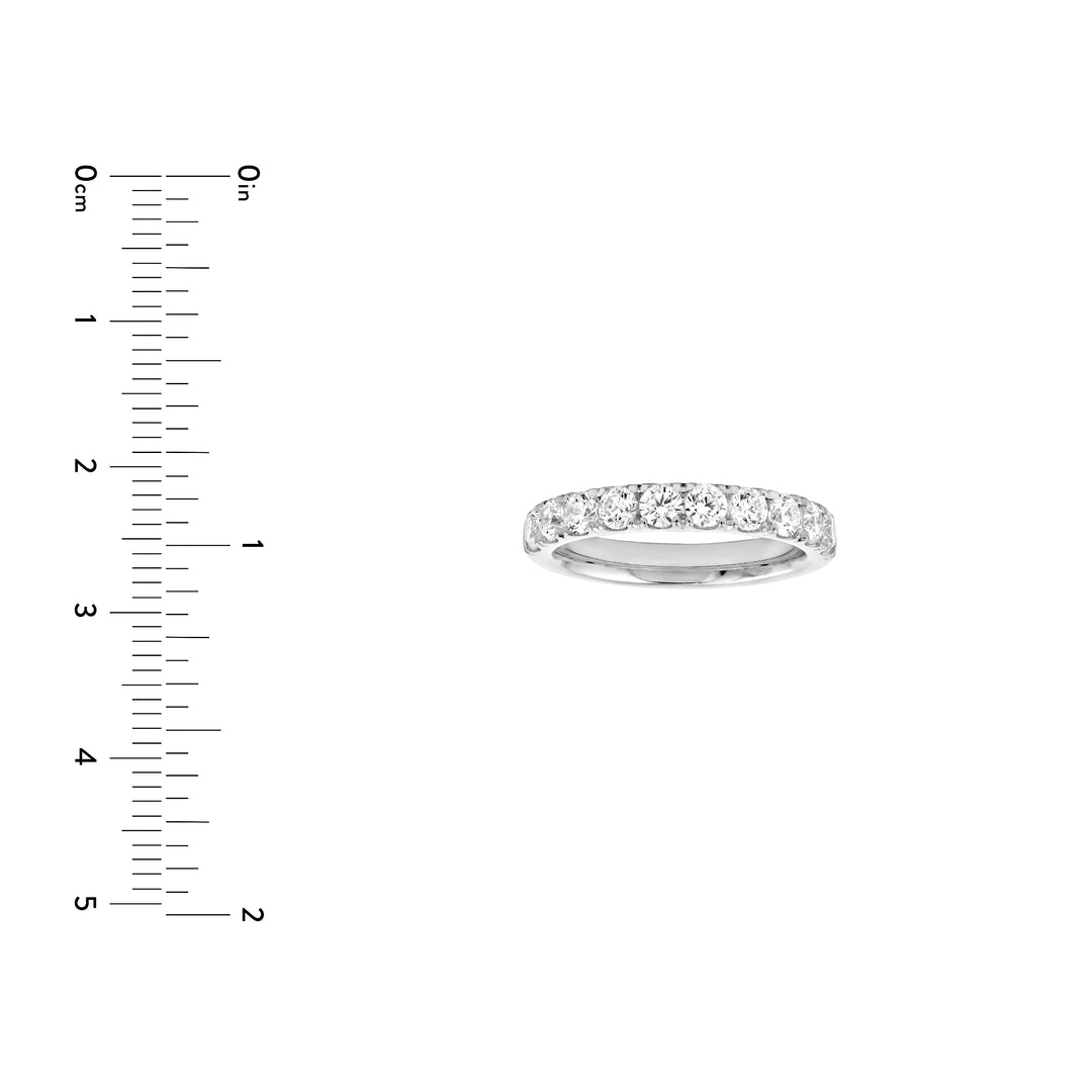 1ct Diamond Half Eternity Band