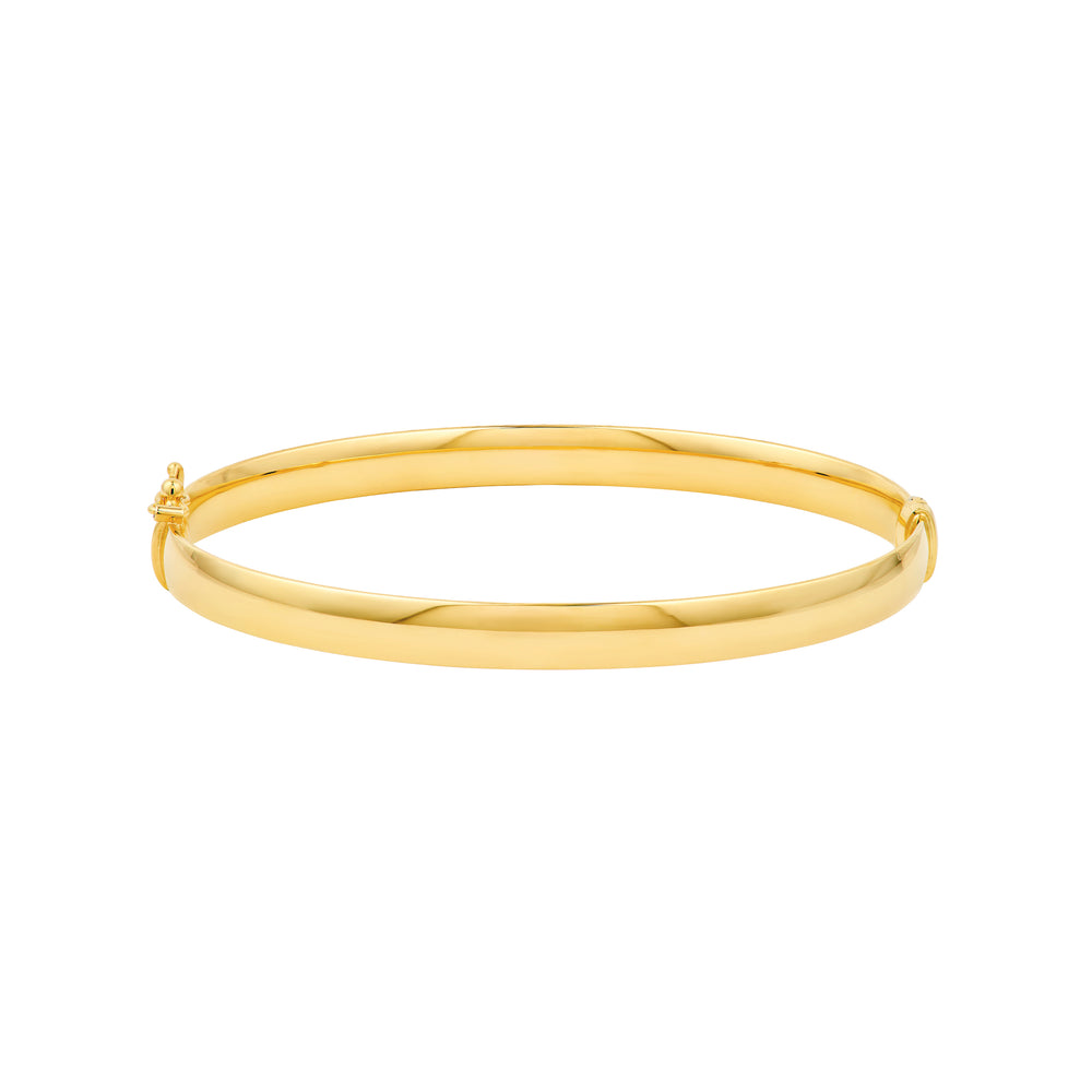 6mm Flat Oval Tube Bangle