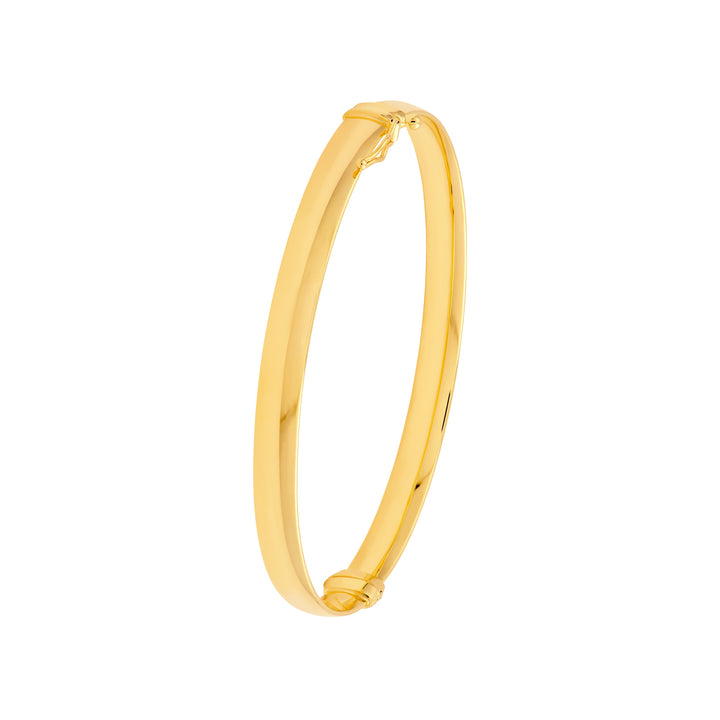 6mm Flat Oval Tube Bangle