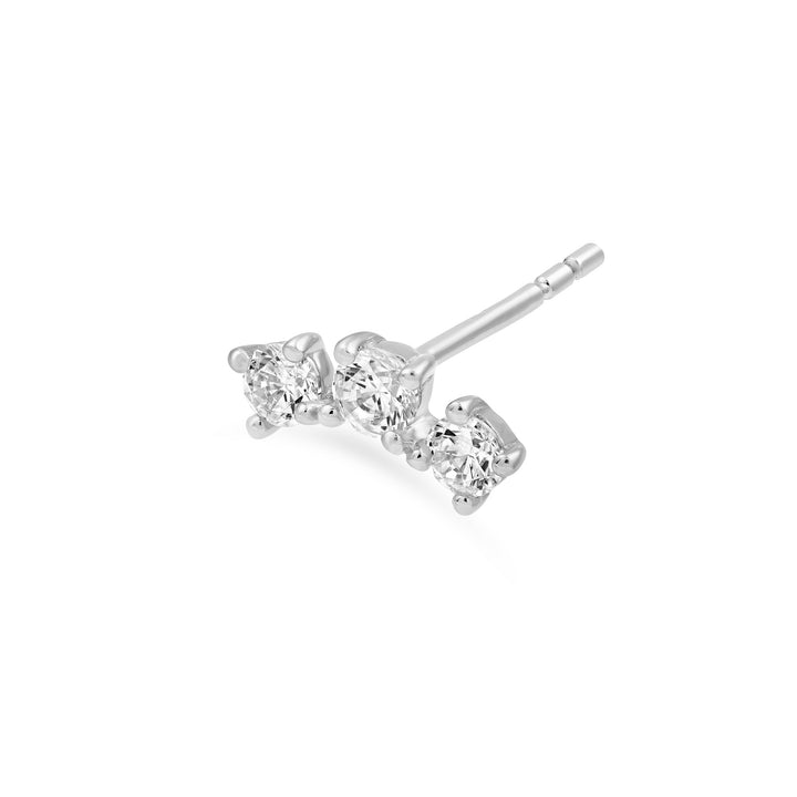 1/2tcw Diamond Trio Stud Earrings