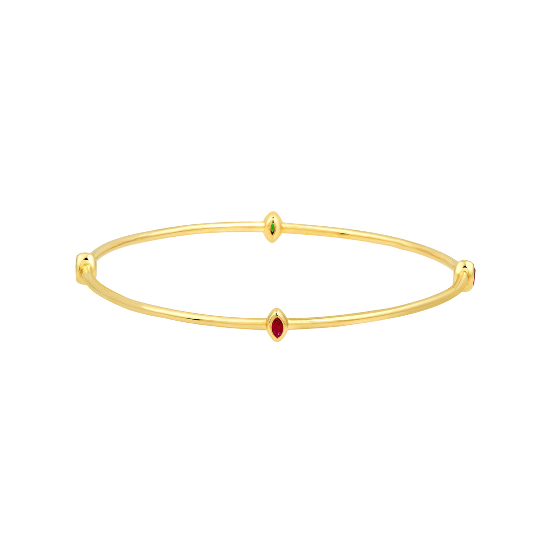 Melodie Bangle (Gem Marquise)