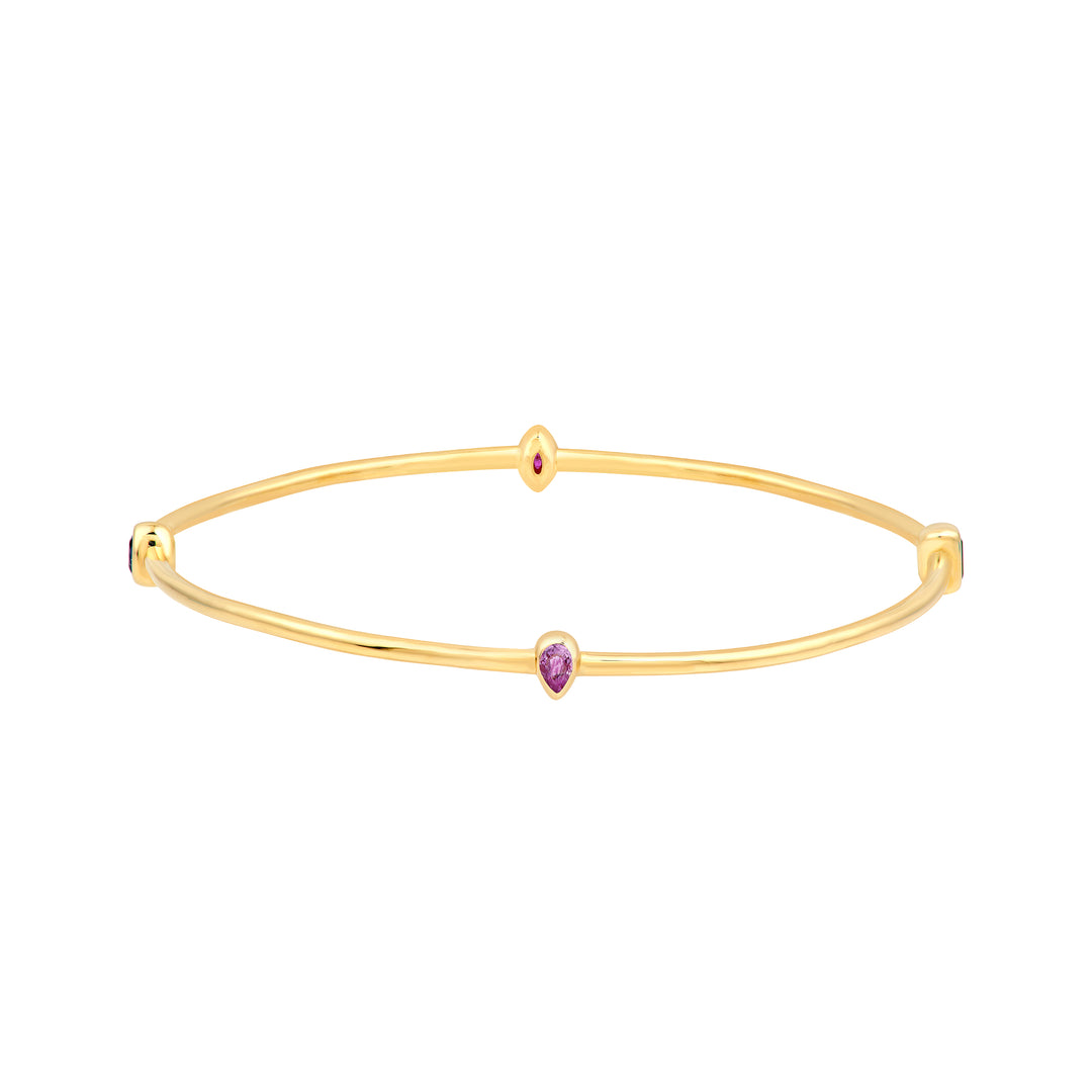 Melodie Bangle (Multi-Gem)