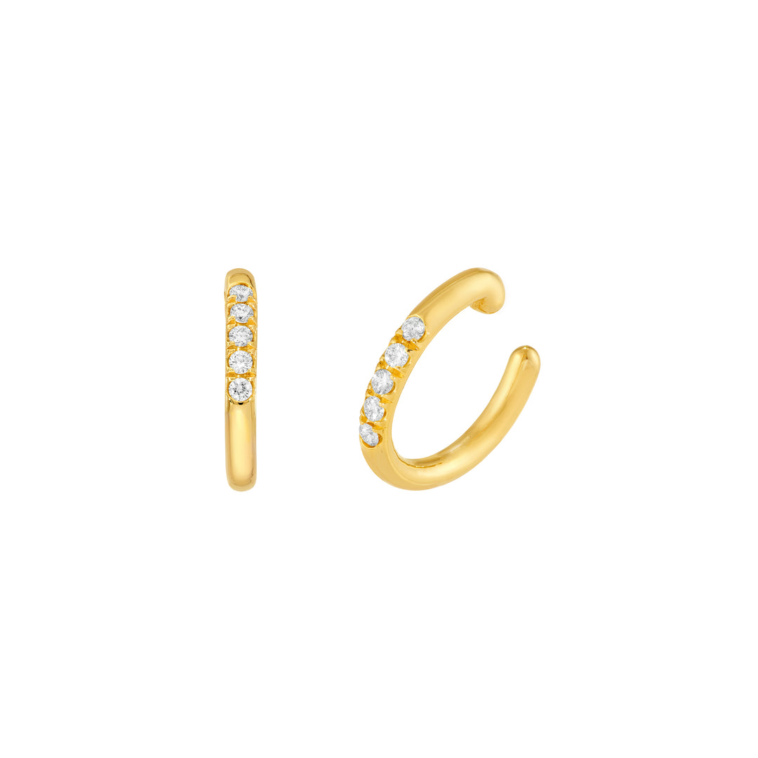 1/20tcw Diamond Thin Ear Cuff