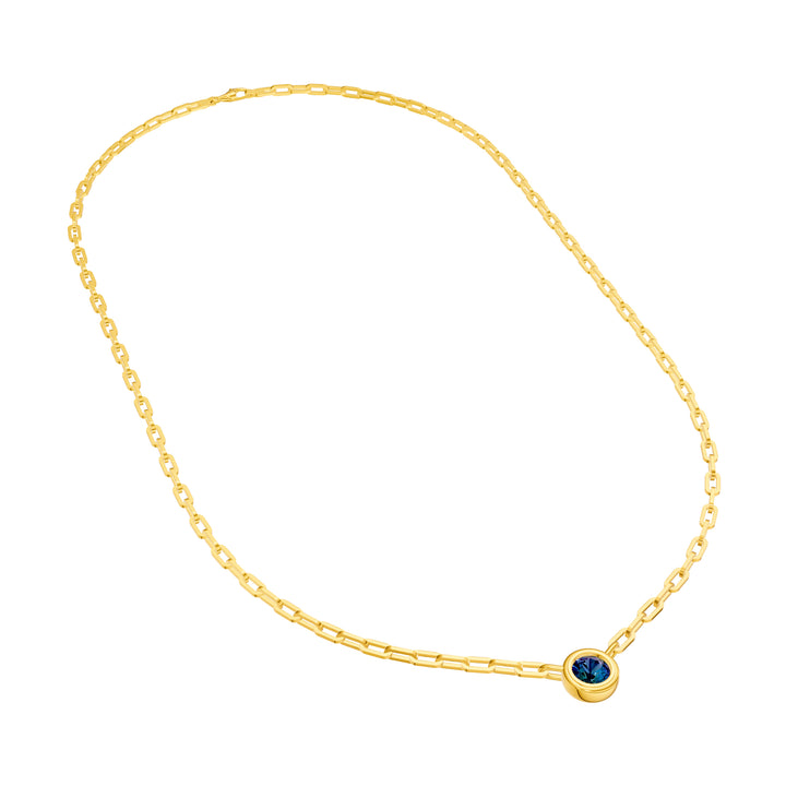 Round London Blue Forzentina Necklace