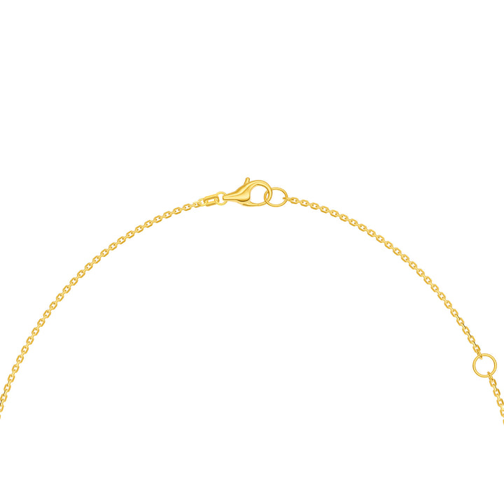 Pear Sky Blue Station Necklace
